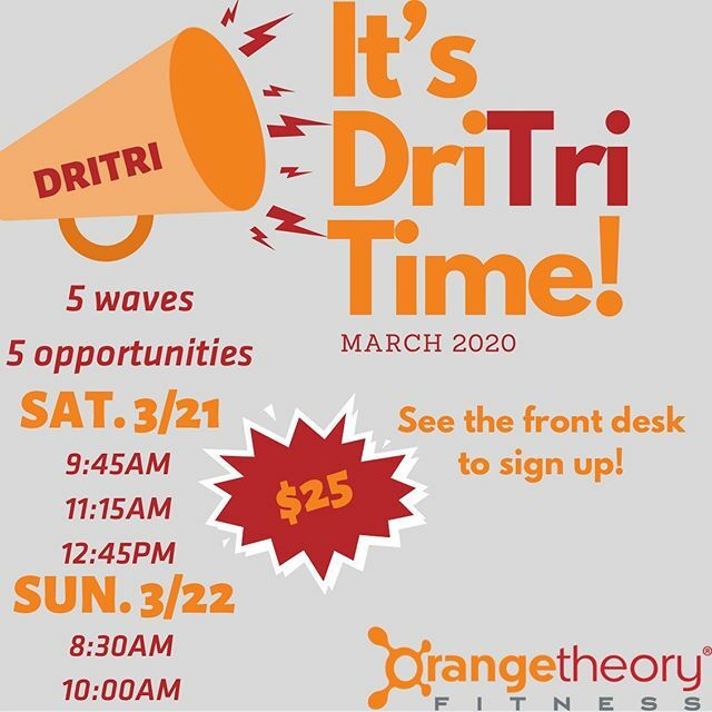 It’s DriTri time once again and you don’t want to miss it!🤩🧡🍊
Whether you’ve done it before or it will be your first time, the DriTri is the funnest accomplishment you can earn at OTF!
We have 5 waves this time and that means 5 opportunities to for t… ift.tt/2PJDYSV