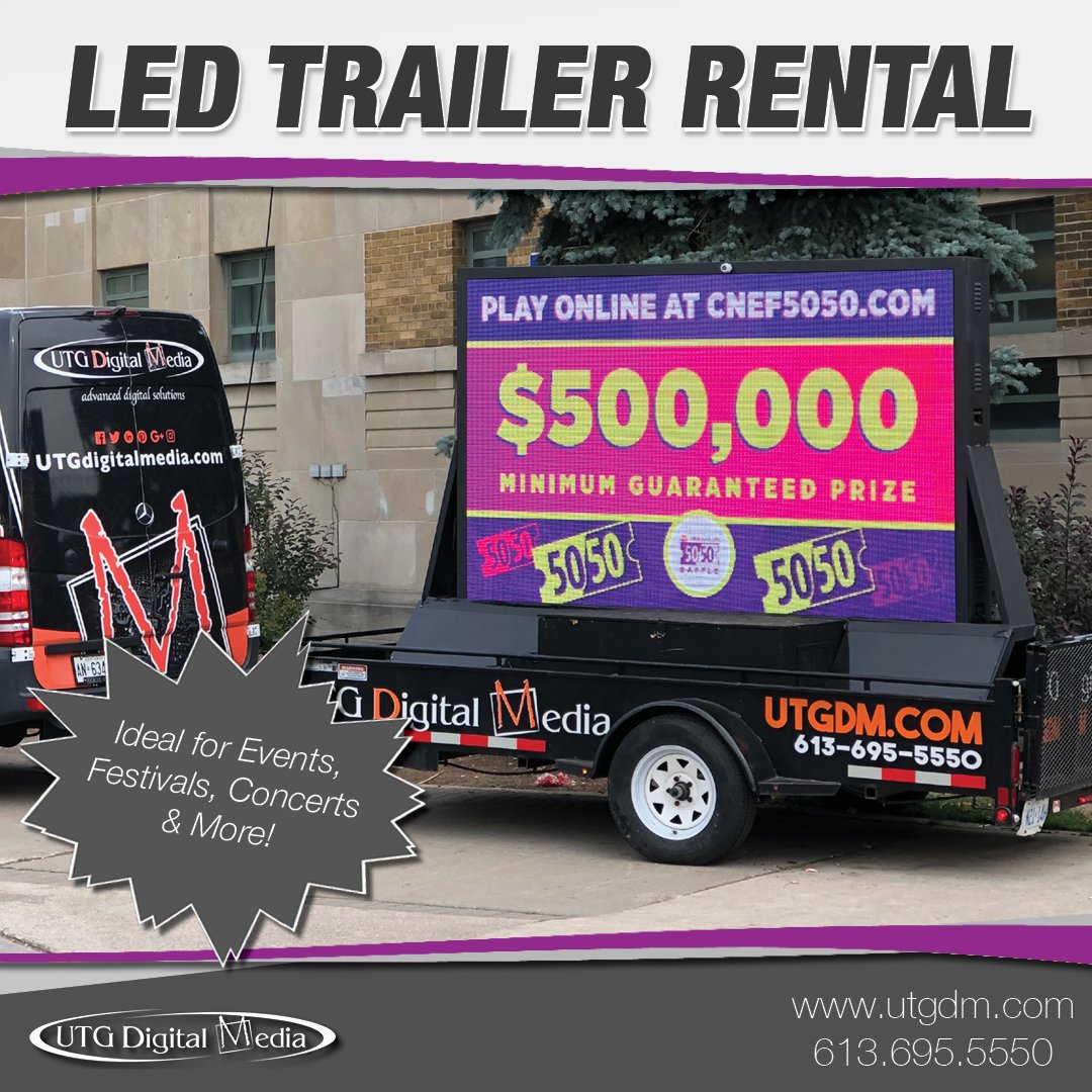UTGDigitalMedia's tweet image. UTG’s mobile LED Trailer is the perfect way to deliver bold, bright visual content that attracts audiences and boosts revenue. 

Book now or click here to learn more about our LED Trailer rental for parades, concerts, and more: utgdm.com/blog/led-event…

#utgdm #utgdigitalmedia