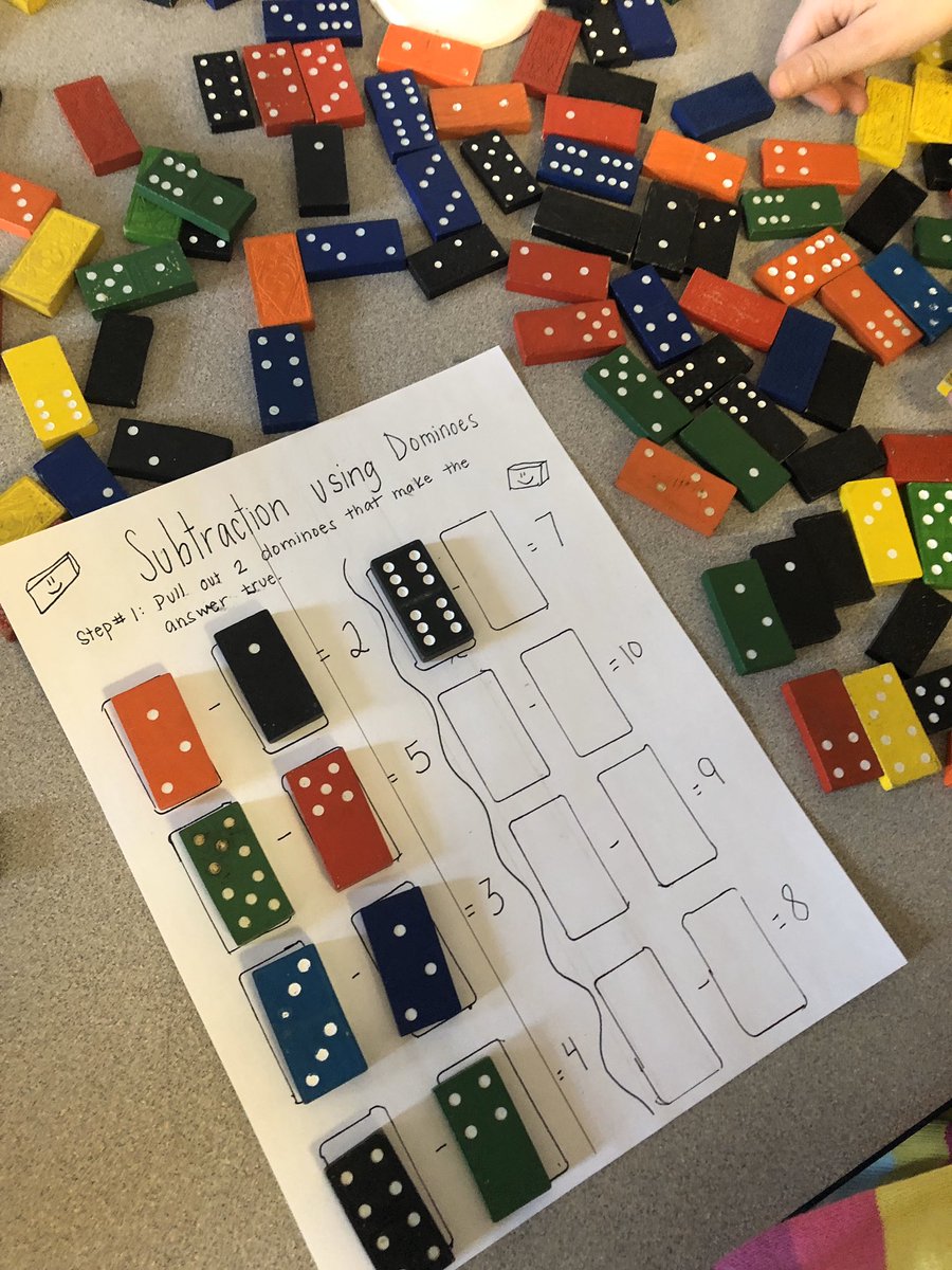 wonederers's tweet photo. Showing our learning of subtraction! “I love this game, I made the answers  true!” @WeAreLouisCBE https://t.co/TXZUUuDRPT