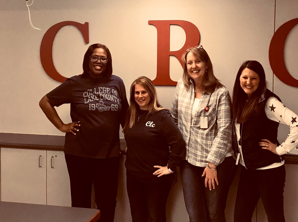 DHSLibrary1's tweet photo. Celebrating @CLCIllinois in the DHS CCRC! #PostSecondaryGoals #Lancers @CLCLibrary https://t.co/wV7TeSlKzr