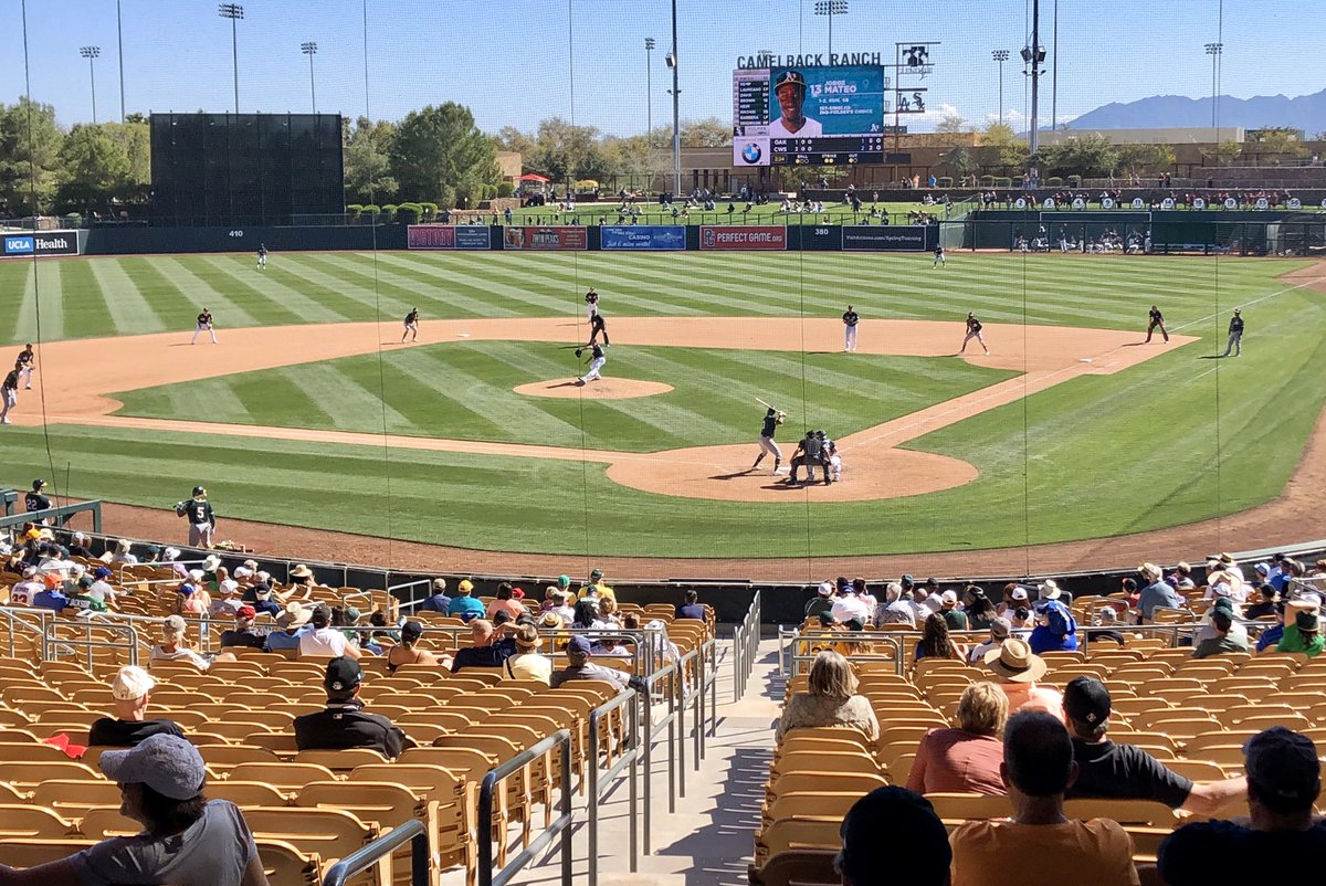 JoeFonzi's tweet photo. Today’s location...Glendale...A’s vs. White Sox. https://t.co/mWp9QQPdXh