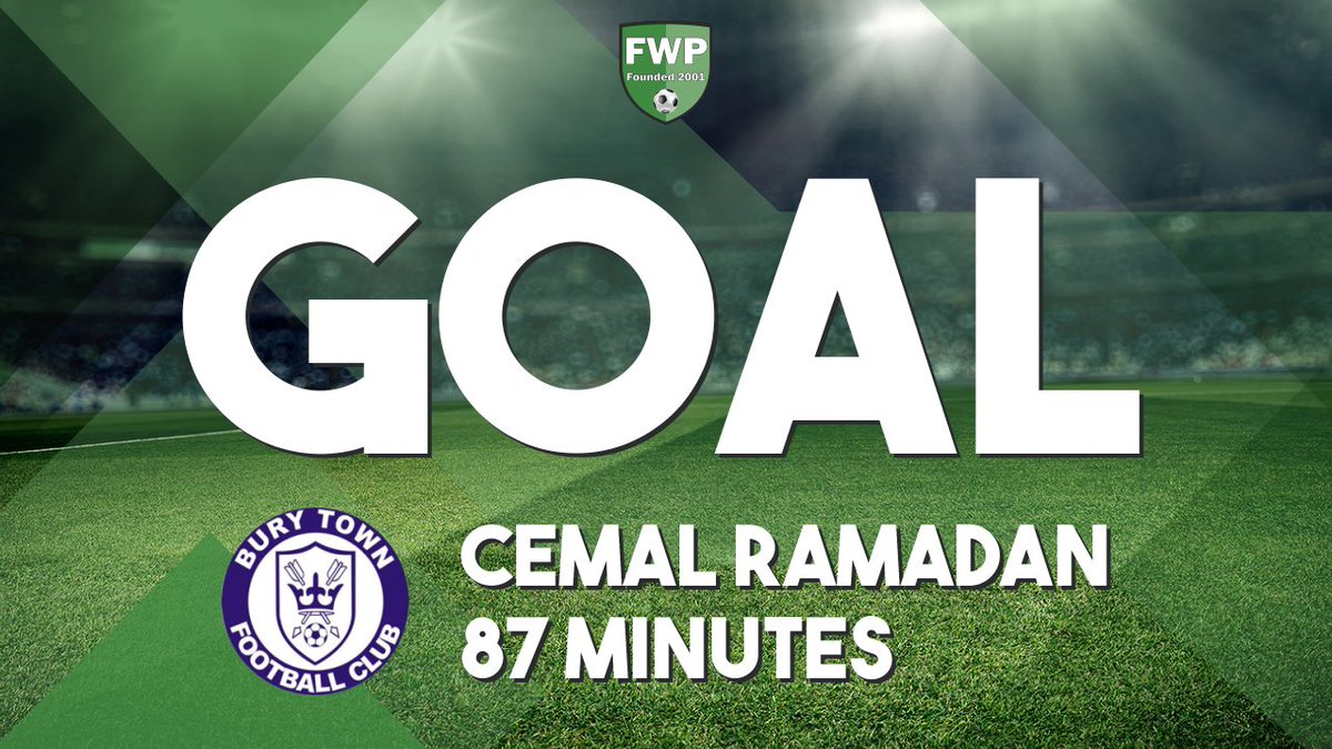 FWPBuryTown's tweet photo. GOAL: @FWPBURYTOWN 2-0 @FWPGraysAth - Cemal Ramadan (87') https://t.co/a3wTmkEDCf https://t.co/xSgi9JiOP1