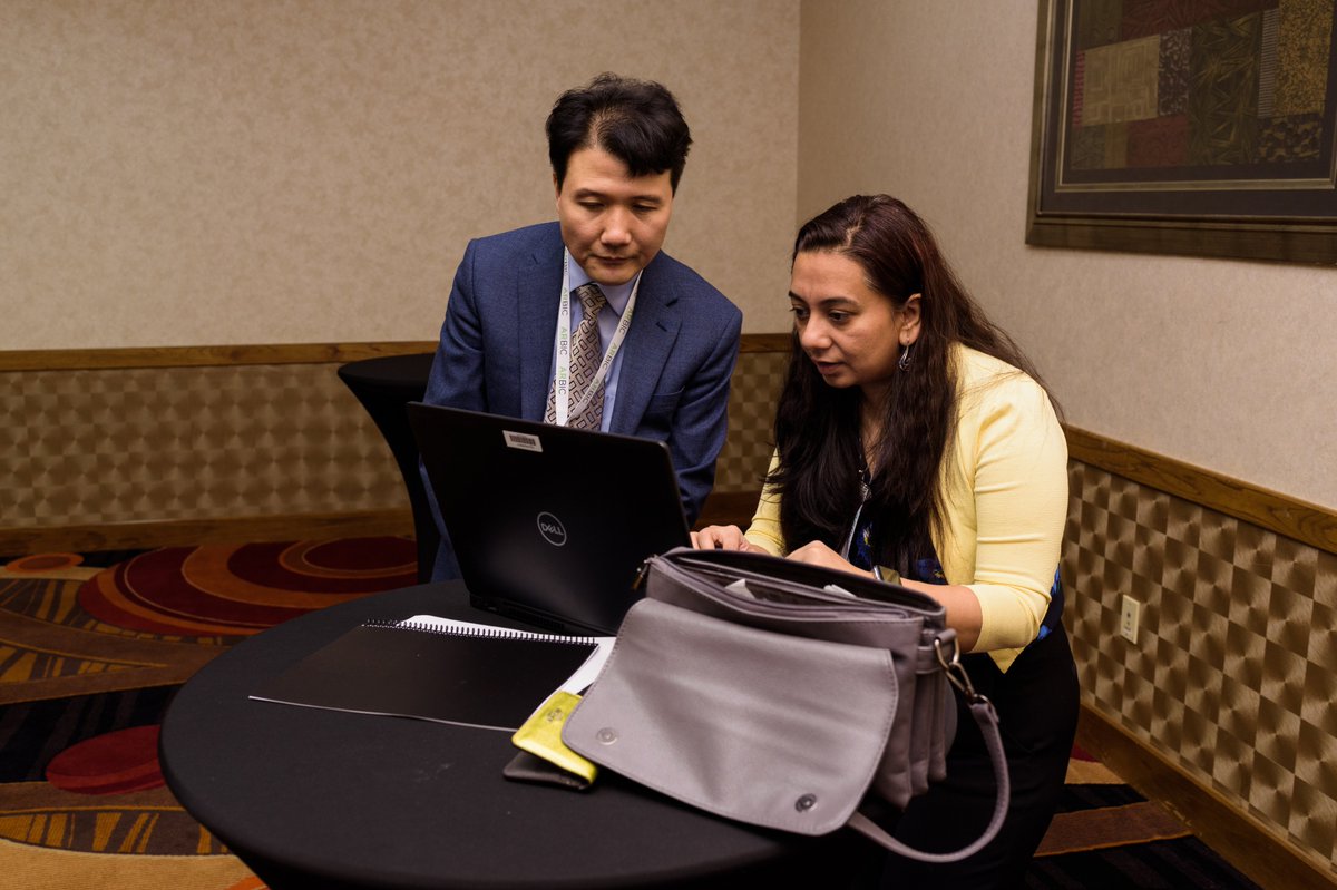 ARBIC2020's tweet image. Spotted at @ARBIC2020: Justin Zhan and  Shraddha Thakkar 🤩🤩