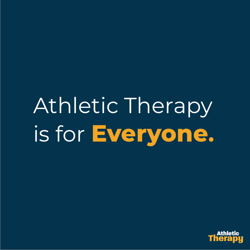 No matter if it is play, work or life related! Athletic therapy is for everyone! 🙌ow.ly/nDtm50yC2zl