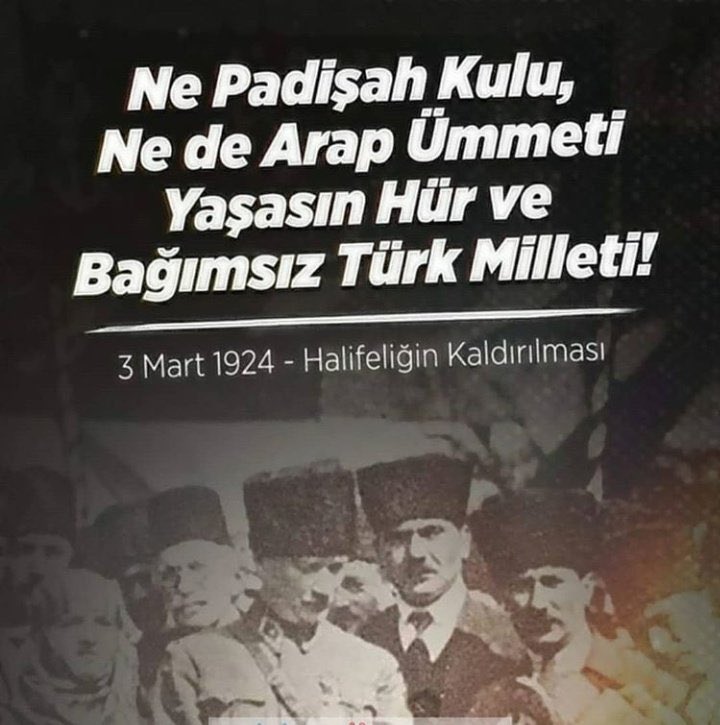 #GelsinHilafetYıkılsınKemalizm
