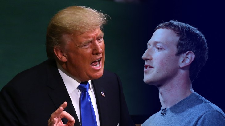 Facebook fact-check feud erupts over Trump virus “hoax” by @joshconstine