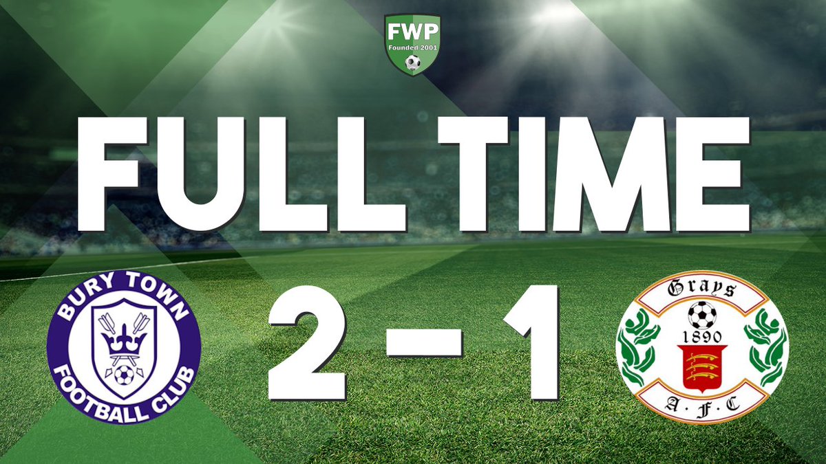 FWPGraysAth's tweet photo. FULL-TIME: @FWPBuryTown 2-1 @FWPGraysAth https://t.co/4YfK5GsLFR https://t.co/haSKGwIZMD