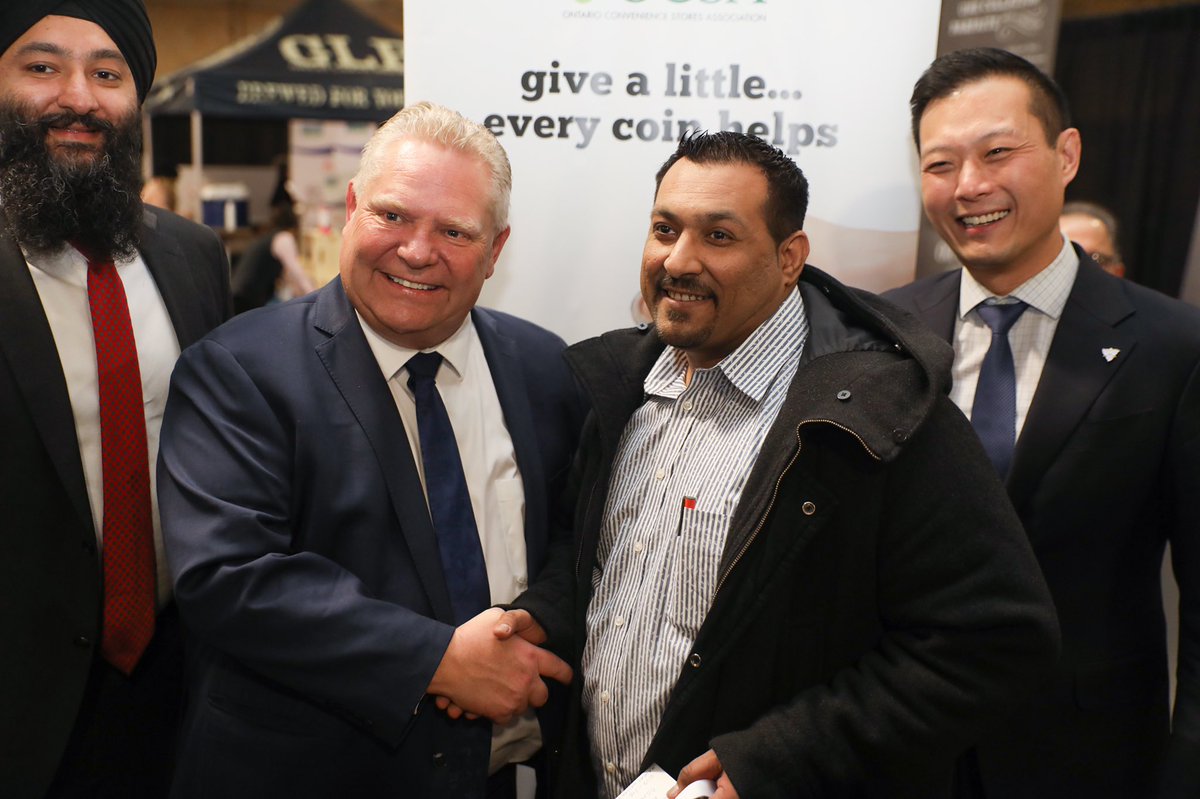 Had a blast visiting the <a href="/OntarioCStores/">OCSA</a> booth today and learning more about this fantastic industry. These hard-working all stars operate small businesses all over Ontario, and are #OpenForBusiness!