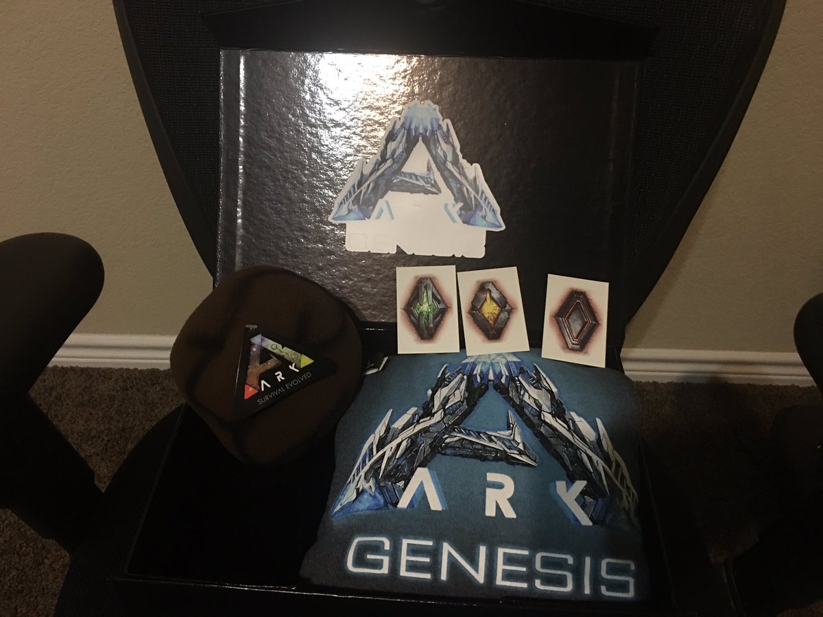 typeForced's tweet photo. Some dope Ark Genesis Swag! 

Thanks @ReverbGames and @survivetheark 

Been loving Genesis! https://t.co/g1kbWHT7jc