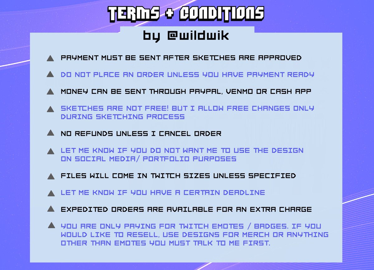 wildwik's tweet image. 🌟 updated pricing +conditions on twitch emotes &amp;amp; sub badges 🌟

i work fast so my commissions are usually open! dm for orders or any questions!
