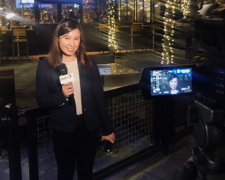 butv10's tweet photo. From Somerville, Massachusetts, #BUTV10 reporter Haley Chi-Sing is #LIVE tonight from Senator Elizabeth Warren's campaign watch party #PrimaryFocus https://t.co/Z6HMLlyMlP