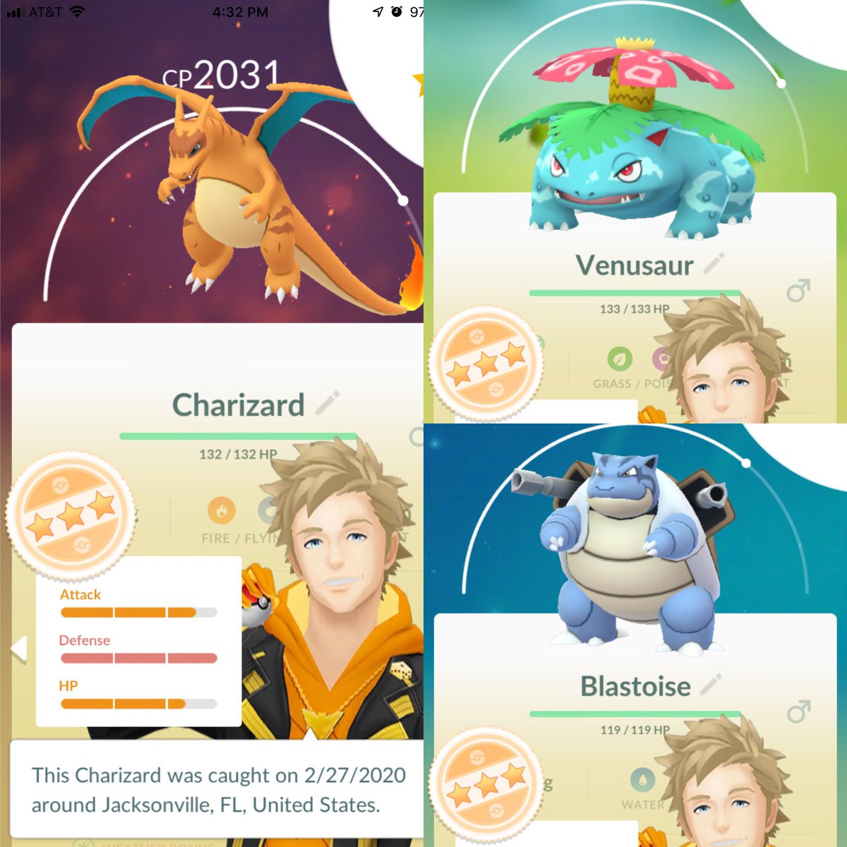 MichaelZeiner's tweet photo. Not entirely happy with the new Armor Mewtwo look, but I did get my #CloneCharizard
#pokemongo https://t.co/HSNCu56yzy