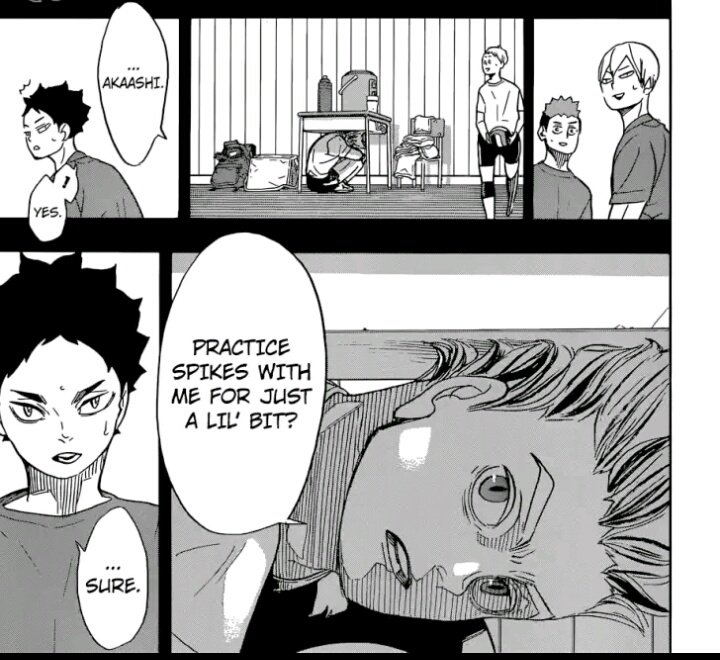 bokuto's ear going BIG when akaashi is introducing himself and he calls him "akashi-kun" before went to "AAAKGAASHIEEE" and akaashi keeps referring to bokuto as a star ugh my heart this is a love at the first sight i didn't take any criticism.