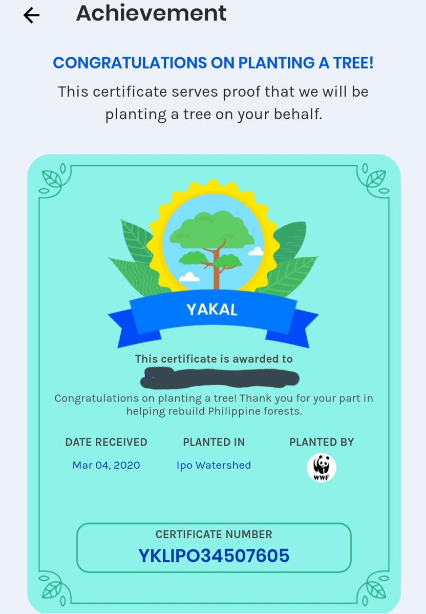 piecesofliz's tweet image. Another tree planted with my green energy @gcashofficial. 😊
