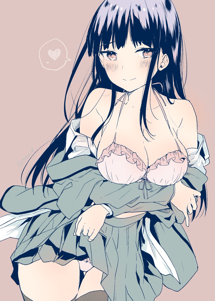 学校では真面目な女の子 一乃ゆゆ Ichino Yuyuのイラスト 学校では真面目な女の子 一乃ゆゆ Ichino Yuyuのイラスト