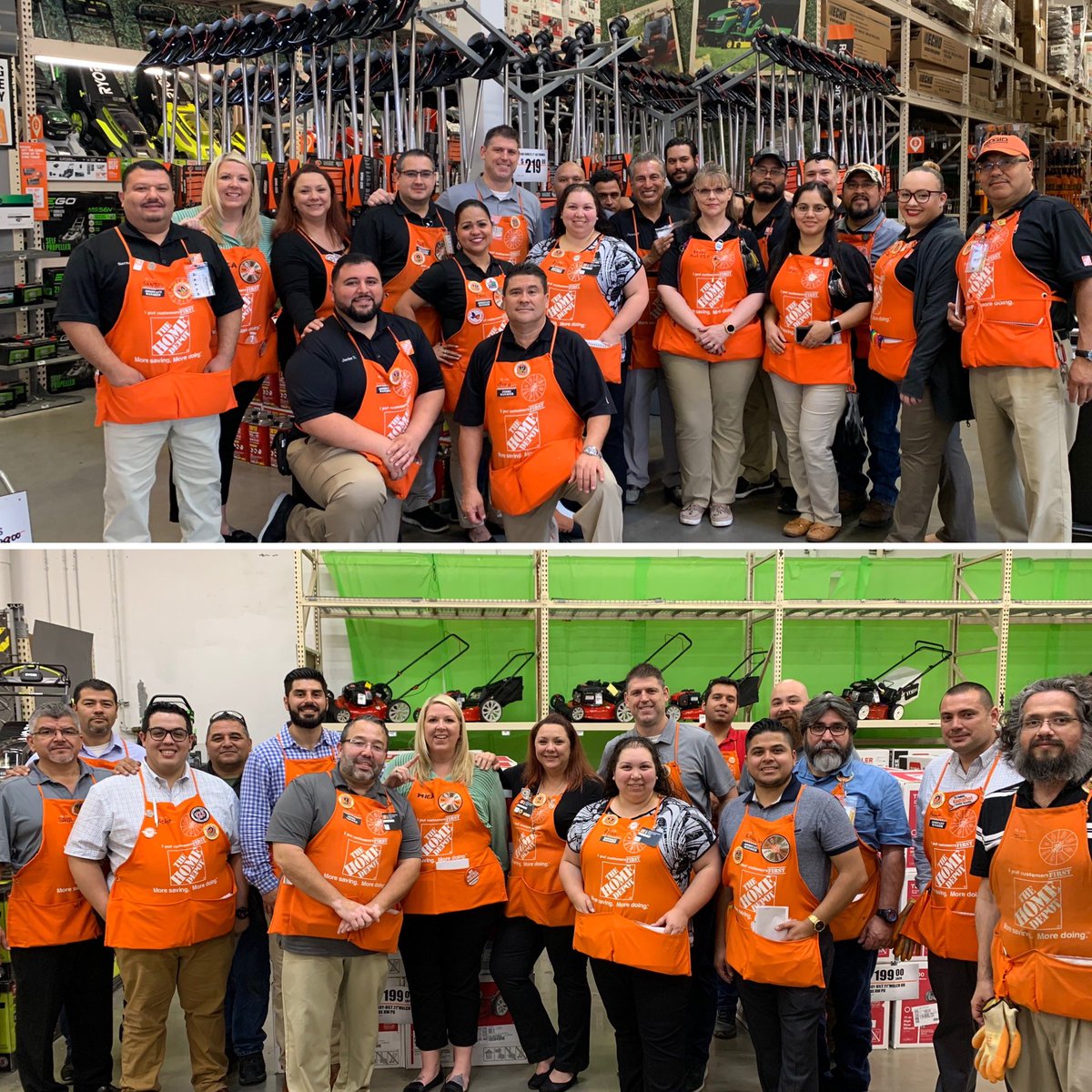 Great time with our RGV team in Mission and N McAllen! These teams are incredibly engaged and ready for spring! Thanks for all you are doing to drive the business! <a href="/THDNina/">Nina</a>