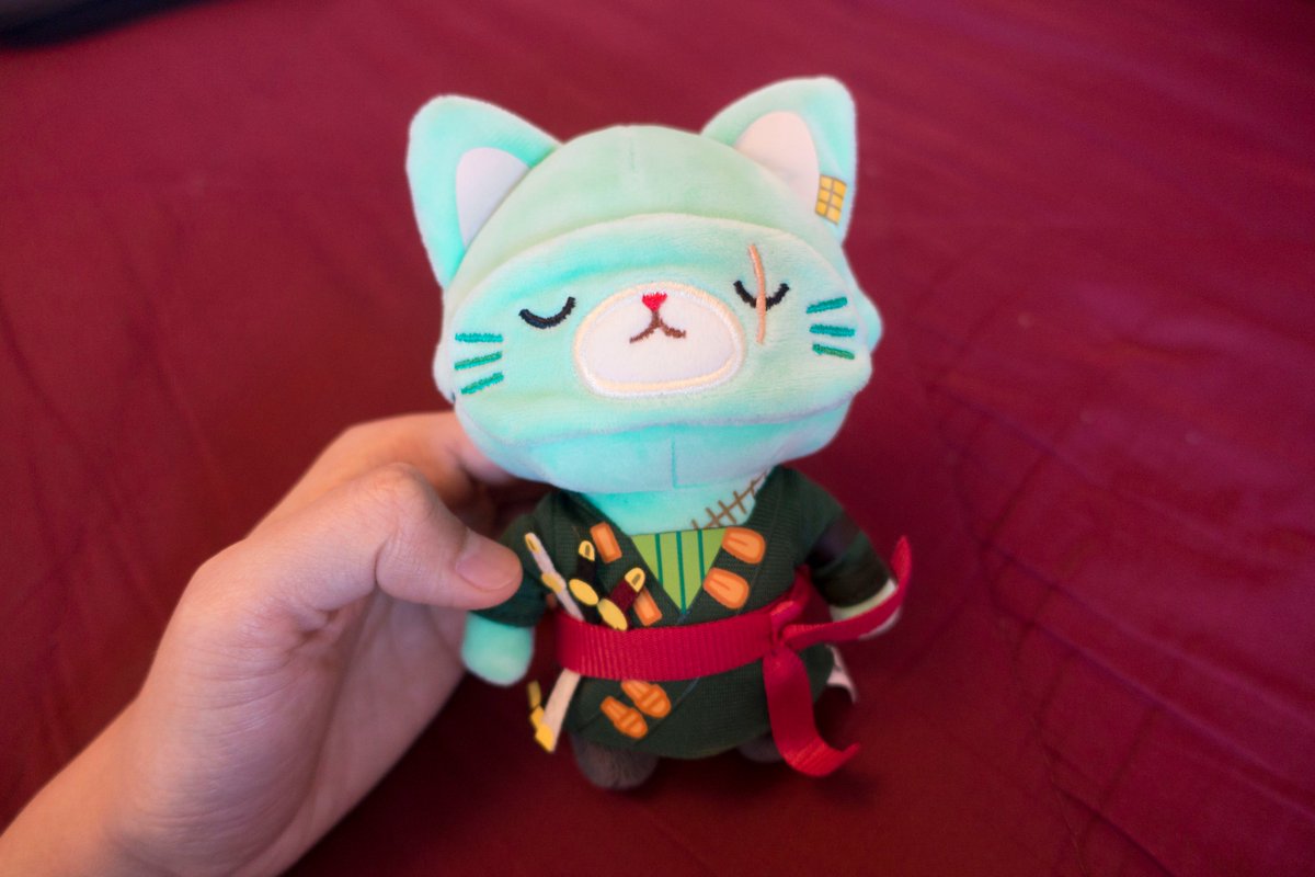 zoro cat plush
