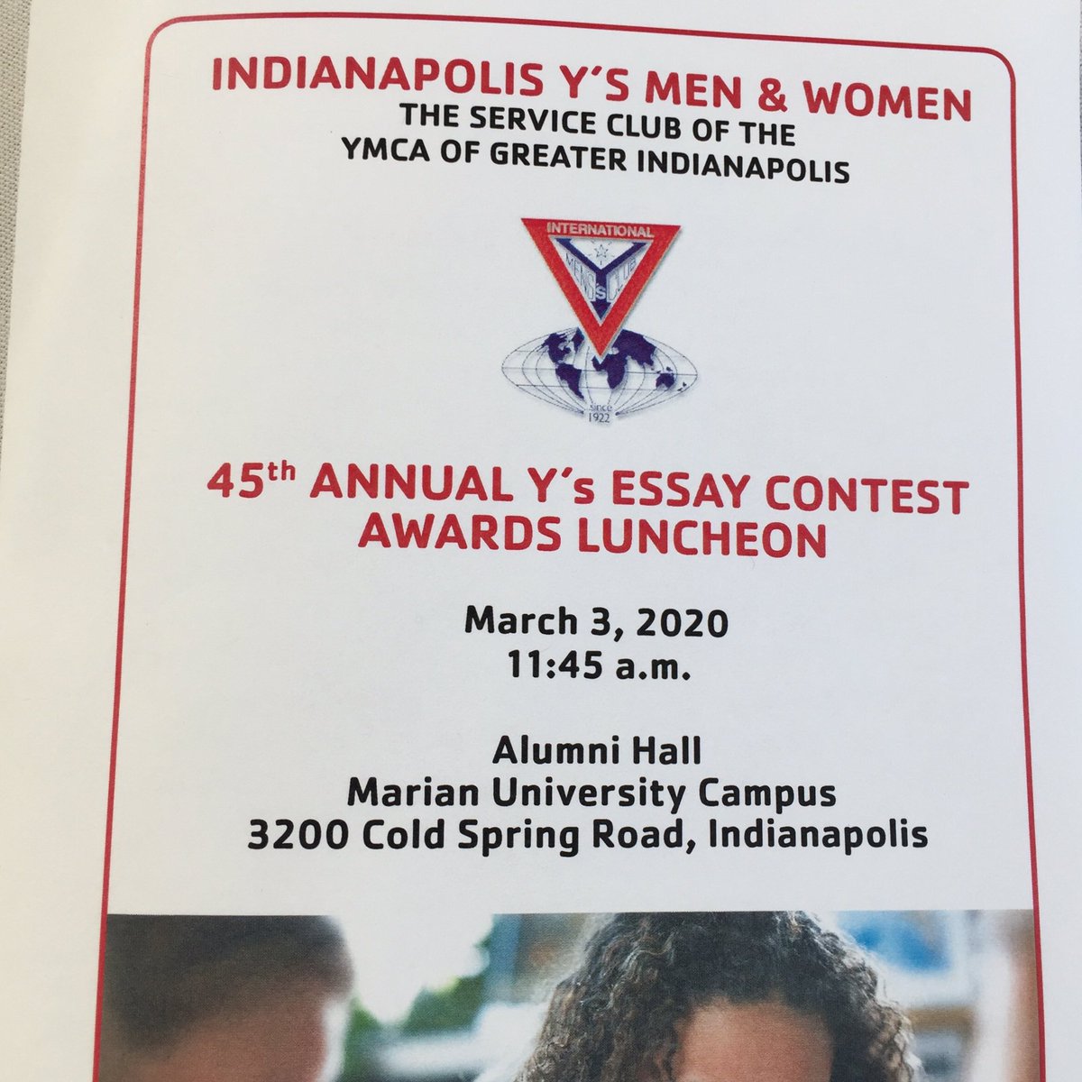 Mr Strother (@mrstrothercfi) on Twitter photo Woohoo! I got to have lunch with two award-winning essayists, today! Congrats Brooklyn and Daniel. A huge thank you to The Y’s Men and Women Club of Indianapolis for hosting us at Marian University and all involved <a href="/ips_cfi/">Center for Inquiry</a> <a href="/ipsschools/">IPS</a> <a href="/collierc/">Chris Foxen Collier</a> Woohoo! I got to have lunch with two award-winning essayists, today! Congrats Brooklyn and Daniel. A huge thank you to The Y’s Men and Women Club of Indianapolis for hosting us at Marian University and all involved <a href="/ips_cfi/">Center for Inquiry</a> <a href="/ipsschools/">IPS</a> <a href="/collierc/">Chris Foxen Collier</a>