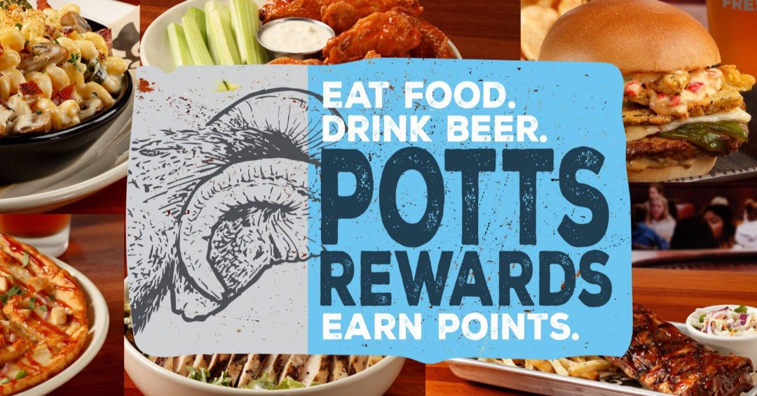 CBandPotts's tweet photo. Join our rewards program and earn 1 point for every $1 you spend with us.
 
Redeem a $20 dining credit for every 200 points you earn, enjoy special bonuses and offers throughout the year, redeem a free $10 dining credit on your birthday, and 50 points when you sign up! https://t.co/vssVs9mRAh
