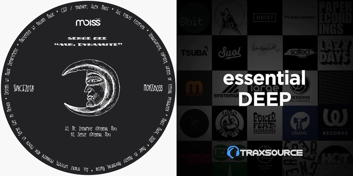 SergeGee's tweet image. Thanks @traxsource  for support my track “Mr Dynamite” #34 #DeepEssentials