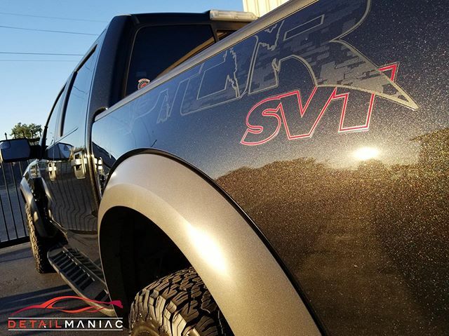 DetailManiac's tweet photo. After polishing and CQuartz Professional ceramic, the metallic flake looks incredible! 🏁 Our customer’s Ford Raptor couldn’t look any better. That ceramic coating will help the owner keep it clean and free of scratches! 🔥
@detailmaniac #CQuartz #Ford… https://t.co/jusgknEmj8 https://t.co/adHSCNj4PC