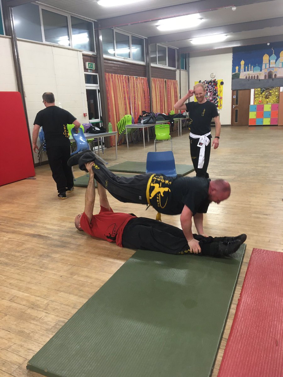 CYKFu's tweet photo. Fun warm up antics at Kung Fu adults #martialarts #sudbury #kungfu https://t.co/ROI822Ihed