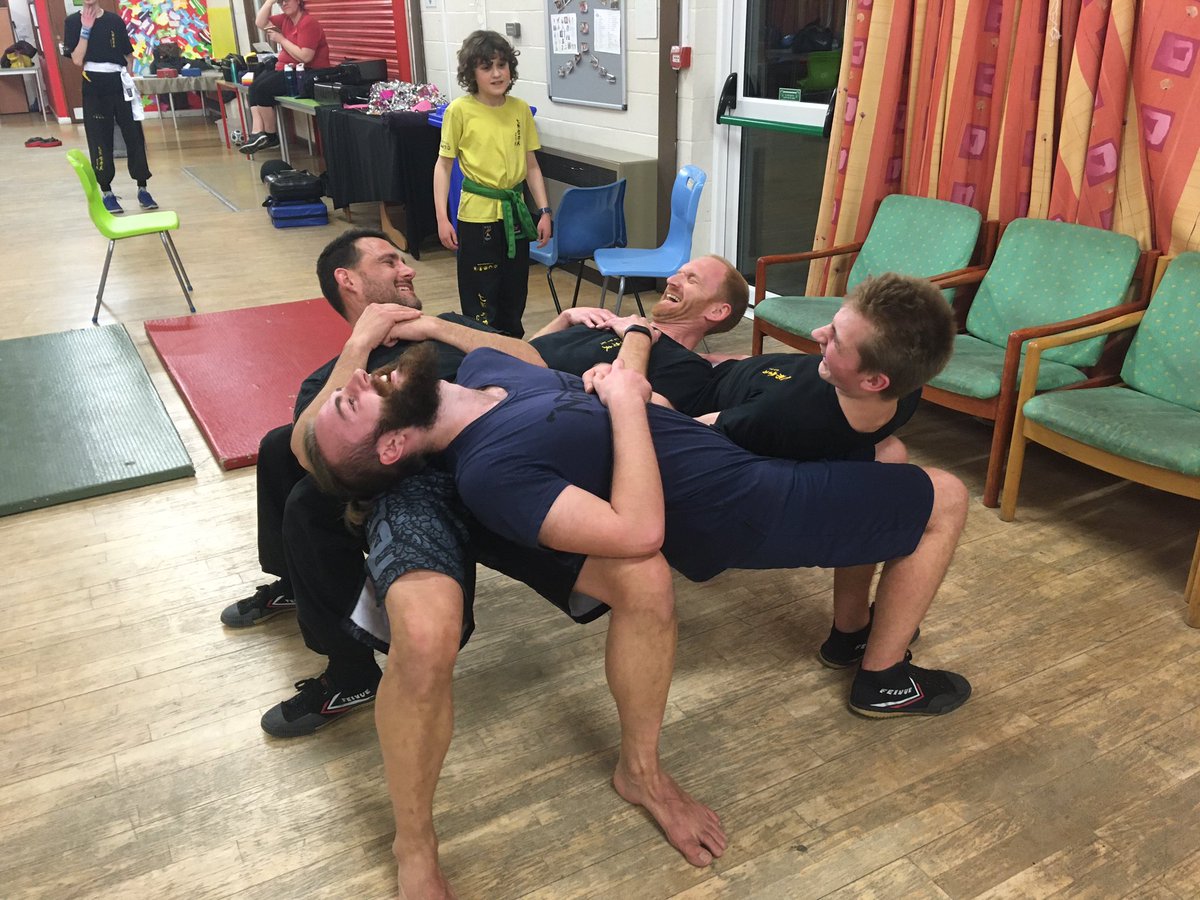 CYKFu's tweet photo. Fun warm up antics at Kung Fu adults #martialarts #sudbury #kungfu https://t.co/ROI822Ihed