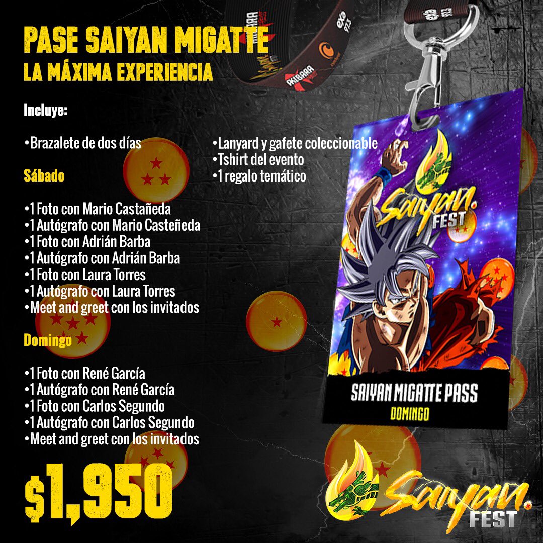 Akibara_Xpress's tweet photo. Recuerda que somos organizadores del Saiyan Fest 

Y si quieres vivir una experiencia única con meet and greet, estar en primera fila en las conferencias y conciertos, fotos y autógrafos y un regalo sorpresa... tenemos lo que buscas! 

Visita nuestro web: https://t.co/iFlZSk49dU https://t.co/orTQqcMeAz