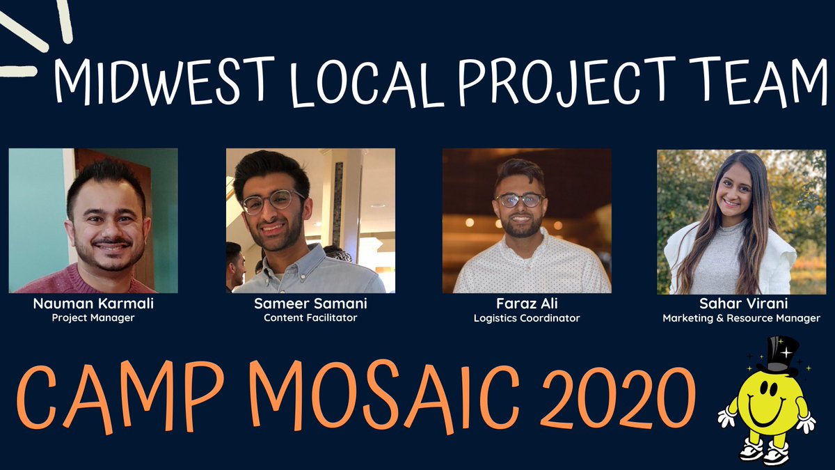 CampMosaic's tweet photo. Next up, we have the Local Project Teams for Northeast and Midwest, who are all so very excited to bring the MAGIC to camp this year!

#TheFutureIsMagic #CampMosaic2020 https://t.co/qeMyTsYMNz