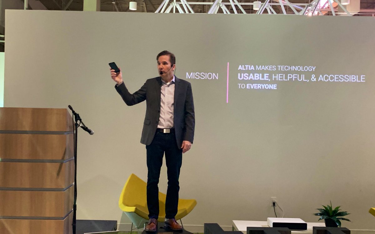 CSCEDC's tweet photo. Mike Juran, CEO, @AltiaHMI talks about how they’re creating the digital devices of the future. In the next 5 years, they will be rolling out 100M devices &amp; vehicle interfaces. And it’s happening from their HQ in @DowntownCS. 👏 #ColoradoSprings https://t.co/TVNNR1Mp3X