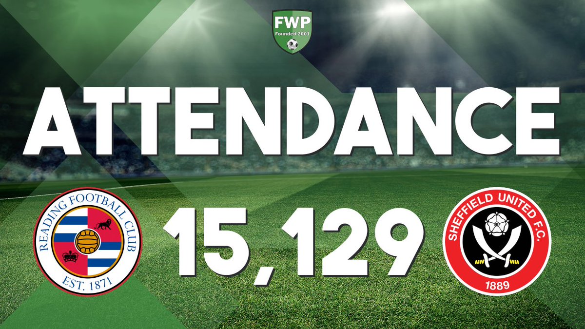 FWPReading's tweet photo. ATTENDANCE: @FWPReading v @FWPSheffieldUtd - 15,129 https://t.co/9vr3oQ2Wp2 https://t.co/tvOLYvUBs6