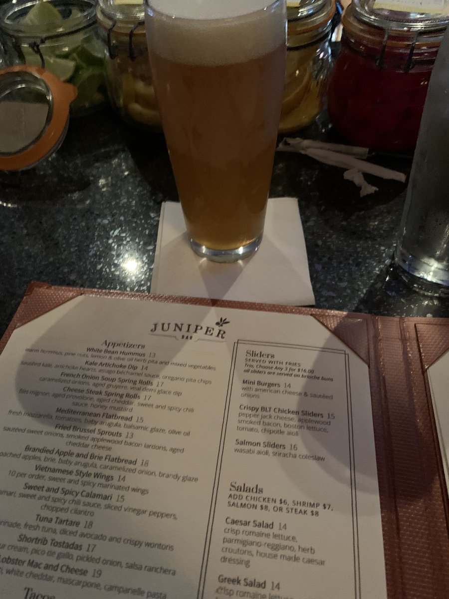 JayKondrk77's tweet photo. Blue shirts tonight at MSG but first #juniperbar https://t.co/KWY8XlD5N8