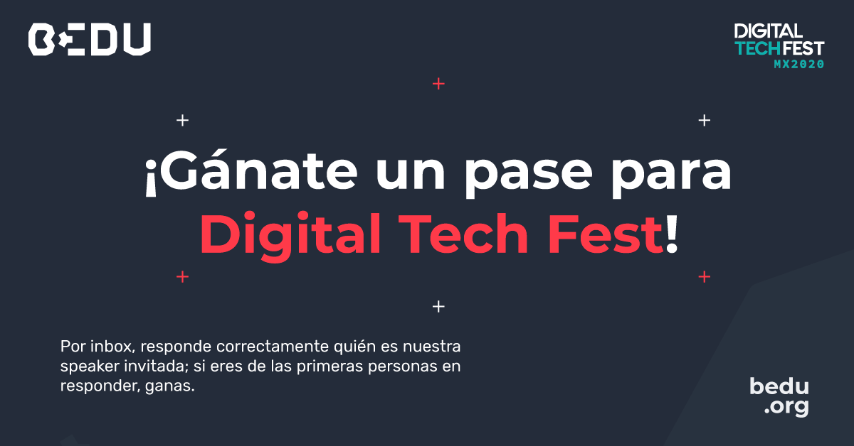 Bedu_Org's tweet photo. ¡Tenemos pases para nuestra #ComunidadBEDU en Guadalajara! Pronto comienza #DigitalTechFest y nosotros tenemos pases para los primeros que respondan por mensaje directo quién será nuestra speaker invitada... *Pista: publicamos la respuesta el 5 de febrero 🙉🙈🙊 @IxDAGDL https://t.co/Vi4vAKhxo3
