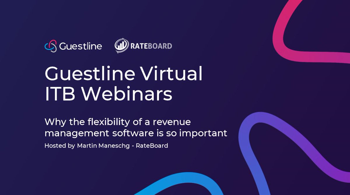Guestline's tweet photo. Come over to our #VirtualStandITB and join our webinar with Martin Maneschg from @rate_board to understand the importance of flexible revenue management software.
Full schedule can be found here https://t.co/V98JficYBA
#hospitalityindustry #itb2020 #whatwewantedtosayatITB https://t.co/UEpN6NBHNp