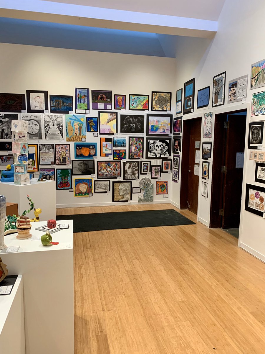 VBCPSVisualArts's tweet photo. Now it officially feels like Youth Art Month has begun in VB! 86 @vbschools are now on display @VirginiaMOCA in the Fleming Gallery through the end of the month. Take a Journey through Art.
#VAEAyam #vaartedyam20 #vaarted @kipprogers @nicscud @VBCPSVisualArt @BeachSupe https://t.co/h0JMJFEqA8