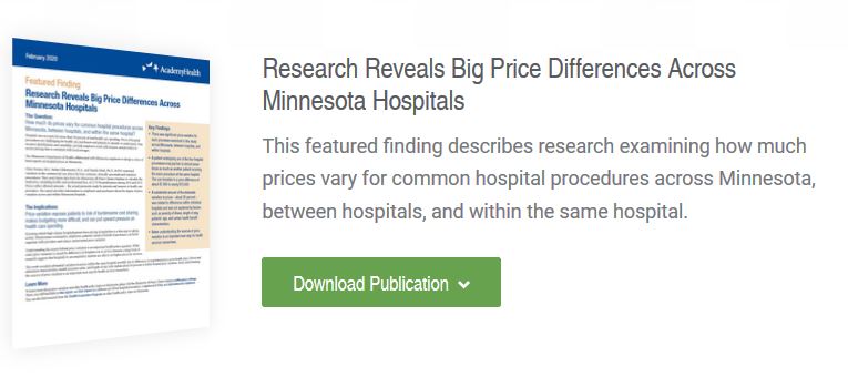 StefanG_HEP's tweet photo. How nice! @AcademyHealth featured one of our #mnapcd studies on price variation today. Excellent, @mnhealth, @grizz_wald, @mink_pam. 

Details here: https://t.co/MvOAvqlMdk 
Original work here:  https://t.co/dMmUVW8wAU https://t.co/1TgGUvjiGD