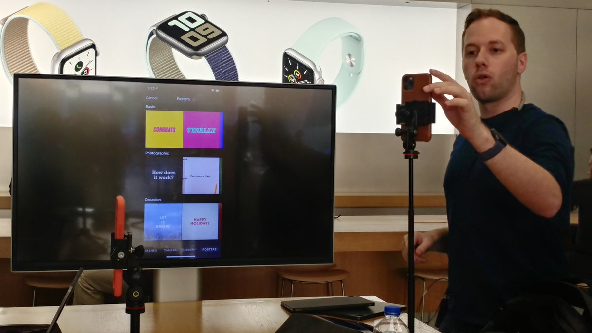 The learning continues #TodayAtApple !   #pwcsitc <a href="/SharonWalch/">Sharon Walch</a> <a href="/RochelleAllen21/">🆁🅾🅲🅷🅴🅻🅻🅴 🅰🅻🅻🅴🅽</a> and I are having fun learning about making videos with Clips as part of <a href="/PWCSfuture/">PWCS Future Ready</a> <a href="/AppleEDU/">Apple Education</a>