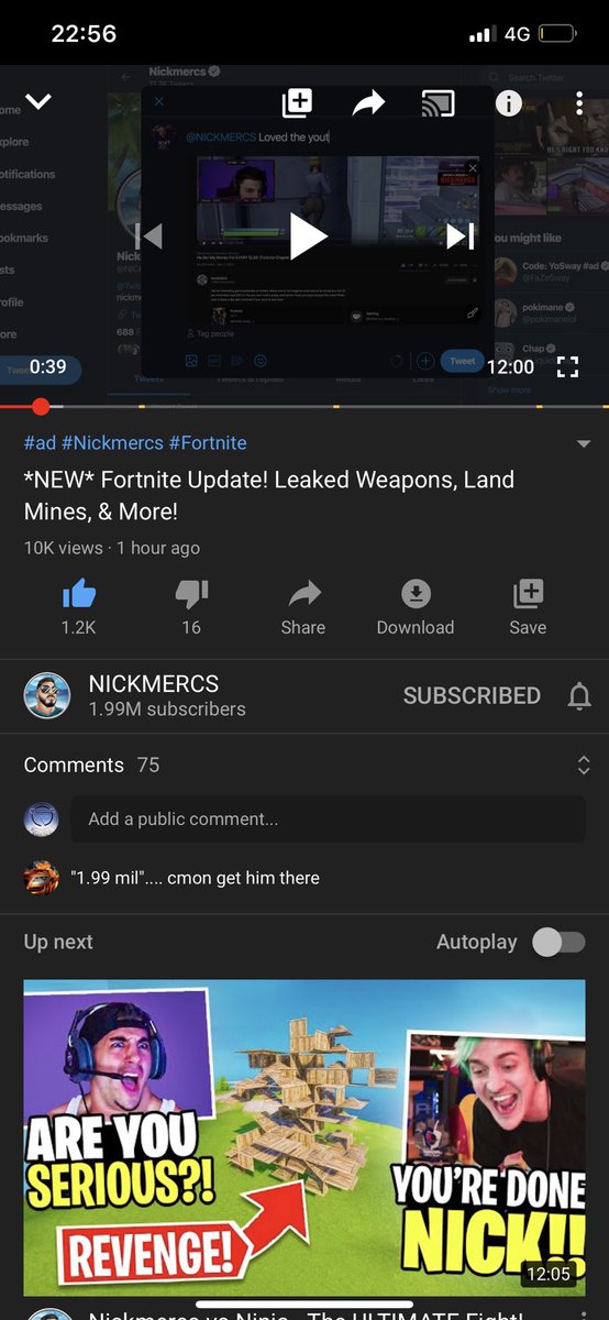 FlawTee's tweet photo. @NICKMERCS U r some guy my G https://t.co/dAvqN0MrAG
