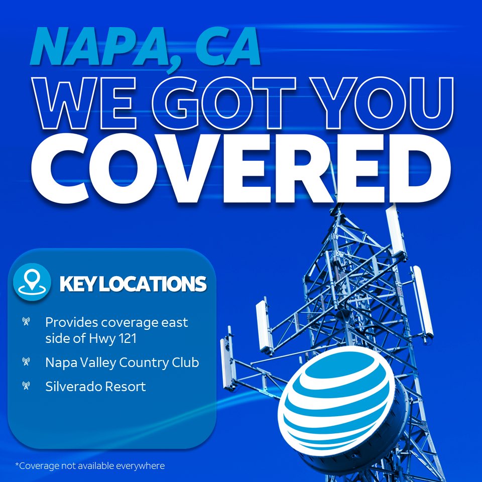 NCAnnihilate's tweet photo. Napa Valley &amp; Topaz Lake - we’ve got you COVERED! Stay connected with increased capacity &amp; coverage near Napa Valley Country Club, the @SilveradoResort &amp; Topaz Lake Recreation Park! Visit a store today to learn more about the network near you! #ASiteIsBorn #GoWest #NCAnnihilate https://t.co/kihspLW7Ys