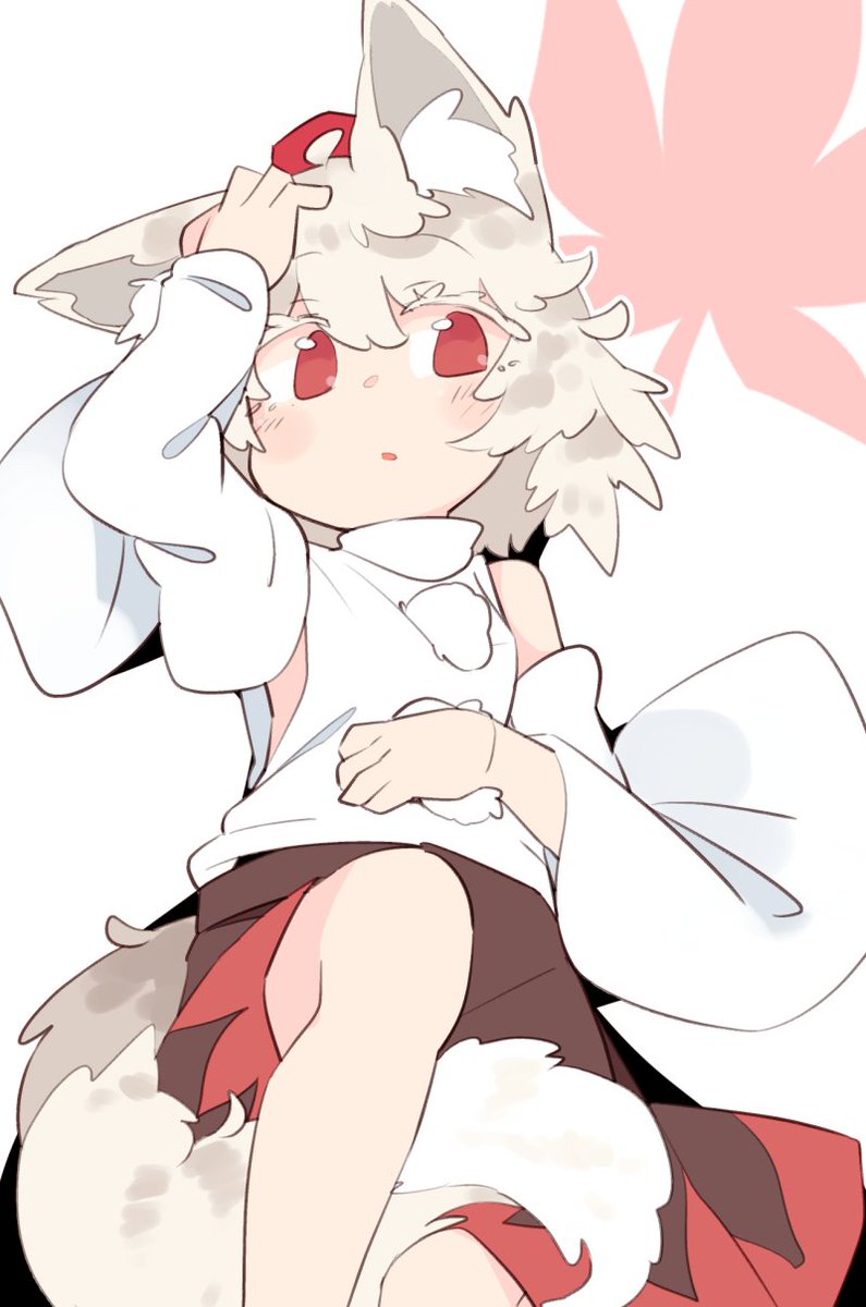 犬走椛 「おはもみじ 」|いにのイラスト