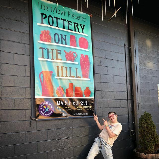 T-Minus three days until the greatest  #ceramic show this town has ever seen!! #nceca2020 #pottery #lovefxbg #epic #donotmissthis