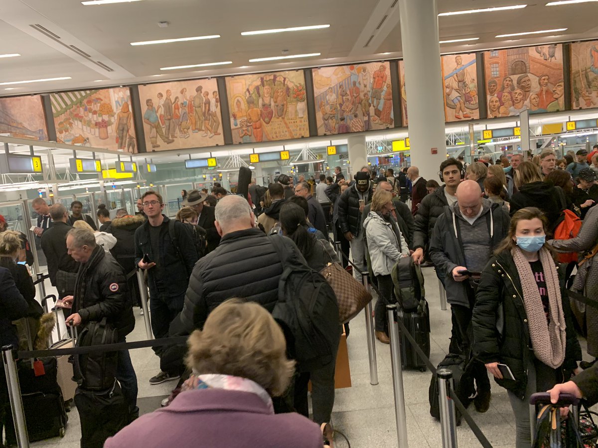 Wtf <a href="/NYCMayor/">Mayor Eric Adams</a> <a href="/NYCMayorsOffice/">NYC Mayor's Office</a> one...just one customs agent at <a href="/JFK/">John F. Kelley</a> Is this the way to help control the virus??? Incompetence abounds!