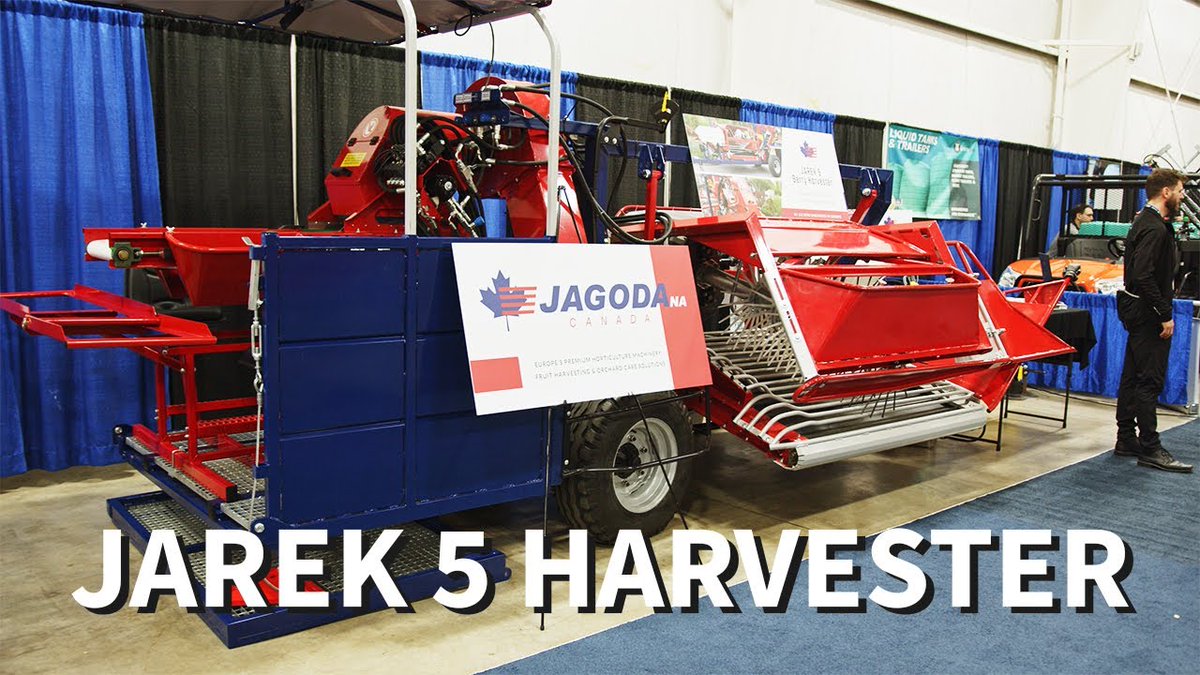 dripmarketingco's tweet photo. At the 2020 @pacagshow DRIP met with Andrew Rosychuk, a haskap berry farmer from Alberta, who traveled across the western United States and Canada in search of the best berry picking machine in the world: #JAGODA

Check out this video to learn more:
https://t.co/0S998XXcA8 https://t.co/5k4TnoW3y2