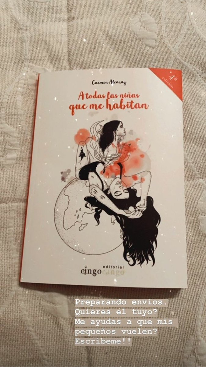 Si aún no sabes lo bonito q es regalar un libro,aquí tenéis la oportunidad de hacer volar las letras..sino no tenéis este maravilloso libro de <a href="/CarmenAlcarazG3/">Carmen Alcaraz</a> aún estáis a tiempo conseguirlo #atodaslasniñasquemehabitan . Descubrir la magia de una gran escritora #elartesecomparte