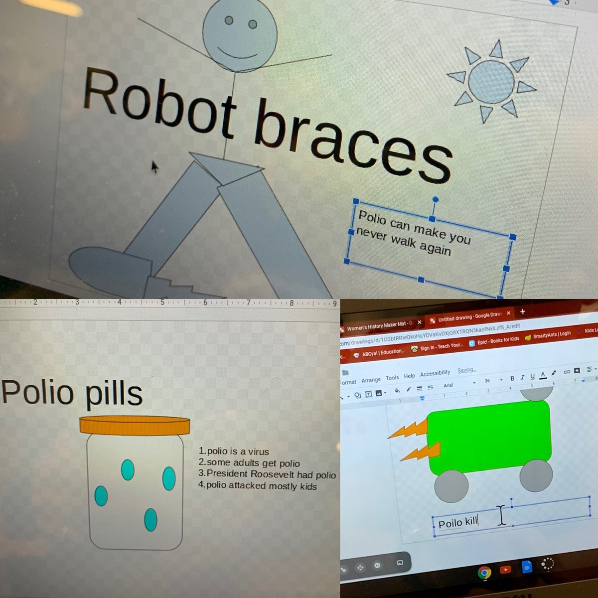 MsRosie_library's tweet photo. Today on our Womenβs History Month makermat kids explores Me, Frida. They researched polio with Discus, blueprinted and created solutions to help prevent or soothe pain. They amaze me with their focus and innovation.
#library #womenshistorymonth #literacy #research #makermat https://t.co/iHj9sEjrQ4