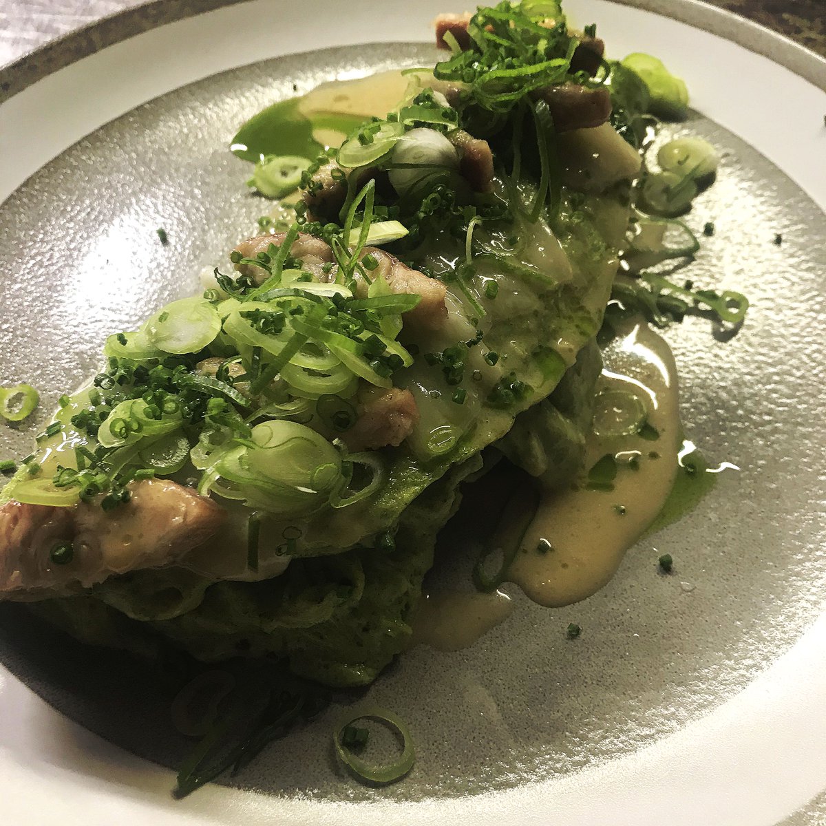 FixWine's tweet photo. Sam I am loves green eggs and ham! Particularly in omelette version with the bacon of the sea (smoked eel) & lardo.
.
#fixwine #WhoNeedsAGlassOfWine #WineBar #SydneyWine #fixwinebar #Wine #WineLover #Winestagram #WineLovers #WineTime #WineOclock #bacon #smokedeel #drseuss https://t.co/A12YVdrA3t
