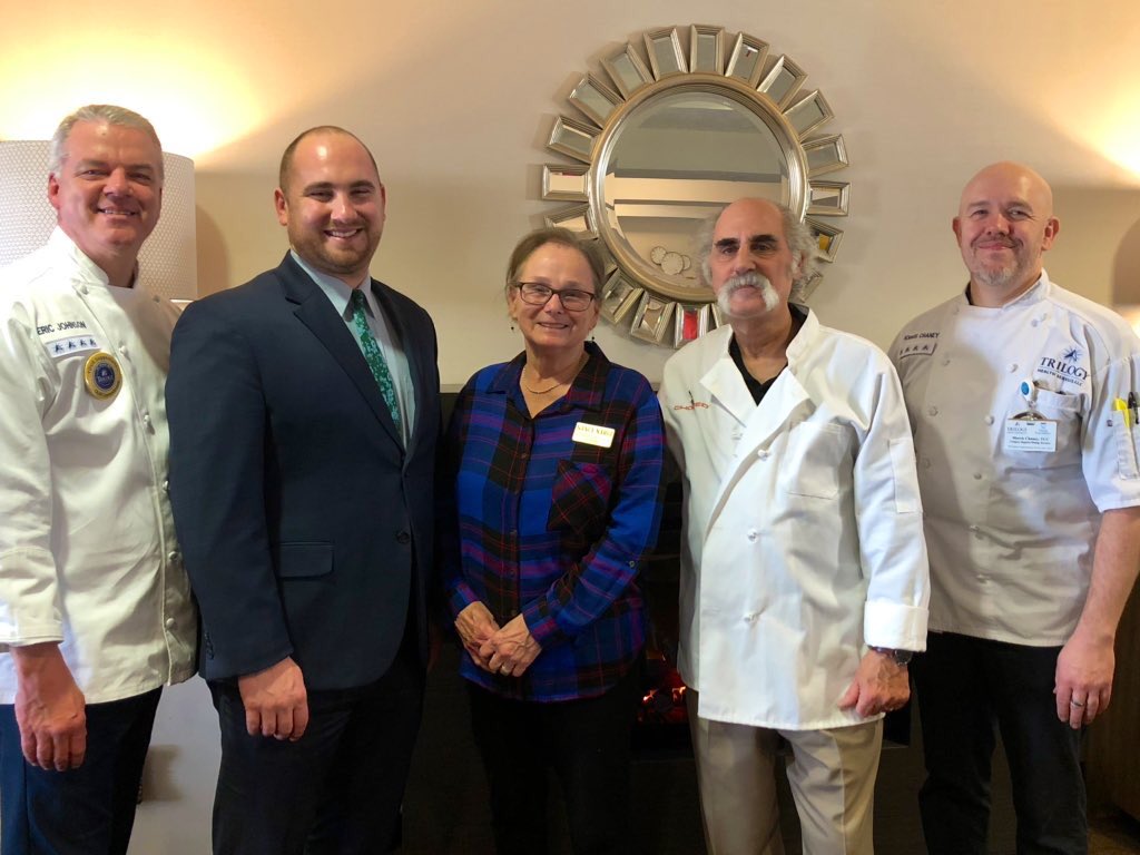 CreasySpringsHC's tweet photo. We can’t thank our judges Bill Glick, Shane Evans and Nancy Nargi enough for being a part of Central West #CulinaryOlympics @morris_chaney @nolafoodguy #Operation930 https://t.co/tWdK8mW9Ih