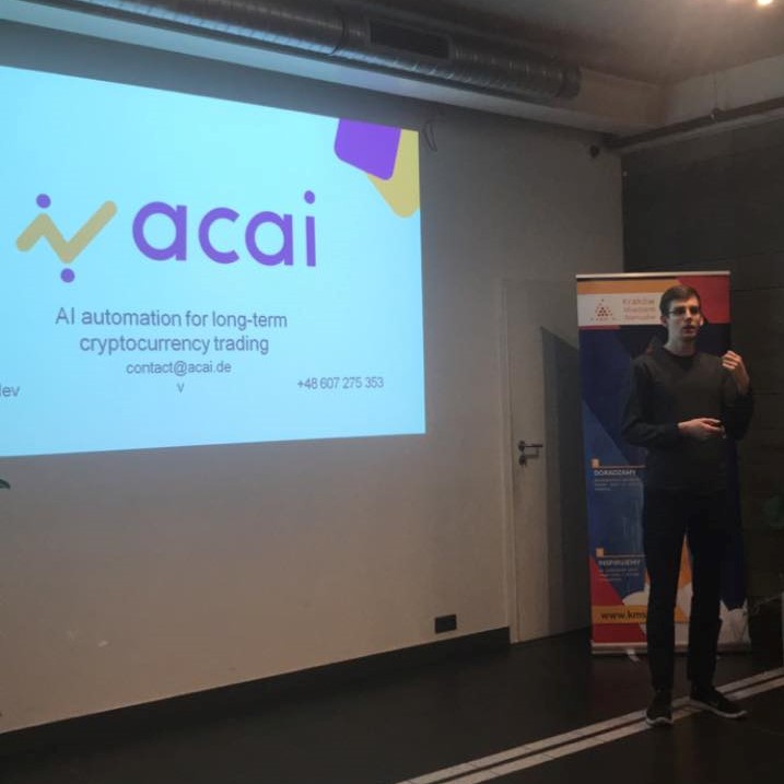 acai_ai's tweet photo. Our co-founder Jan pitched Acai at Kraków Startup Challenge and was chosen #3 out of 11 startups. Jury members represented SMOK Ventures, BLDG Venture and others 💪 https://t.co/hxj2TmO6la