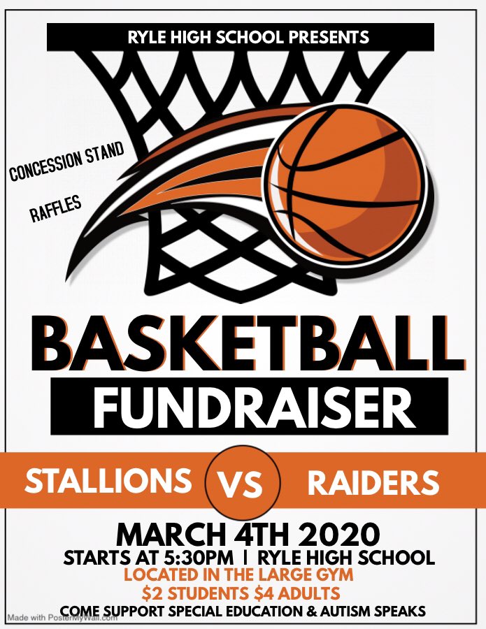 Don’t forget tomorrow is the basketball fundraiser! Hope to see you all there!!