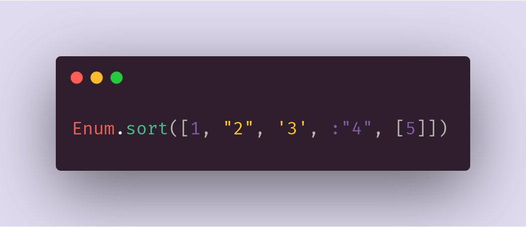 elixirschool's tweet image. Elixir types have a predefined order. Without running the below example, do you know what the result will be?
#learnelixir #openeducation #myelixirstatus #elixirlang